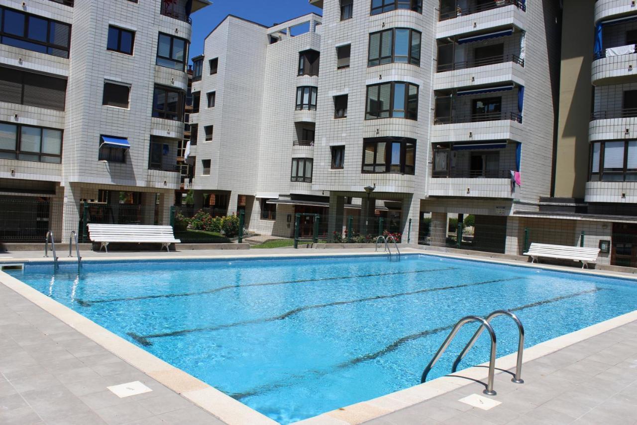 Apartamentos Zarautz Playa, Con Piscina Y Garaje Εξωτερικό φωτογραφία