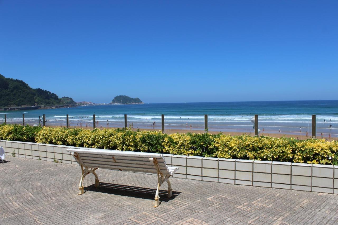 Apartamentos Zarautz Playa, Con Piscina Y Garaje Εξωτερικό φωτογραφία