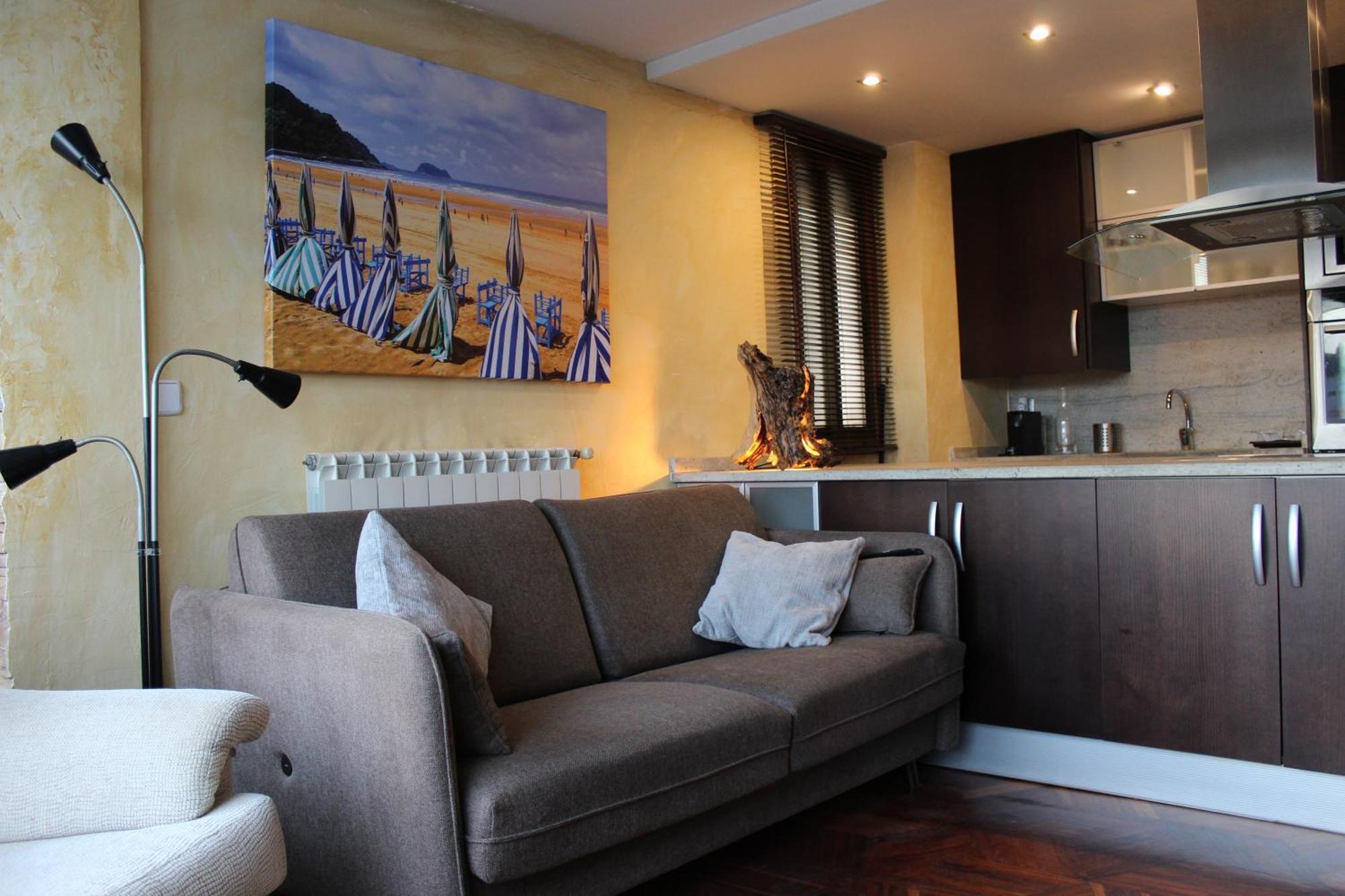 Apartamentos Zarautz Playa, Con Piscina Y Garaje Εξωτερικό φωτογραφία