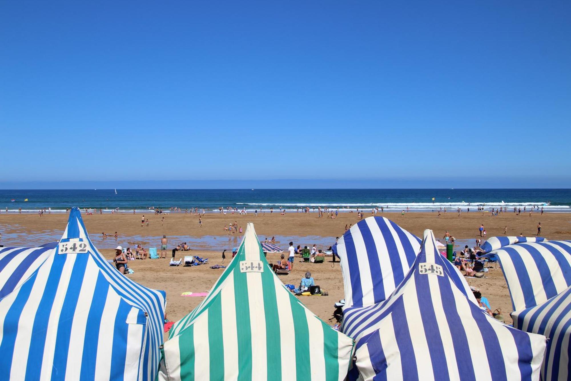 Apartamentos Zarautz Playa, Con Piscina Y Garaje Εξωτερικό φωτογραφία
